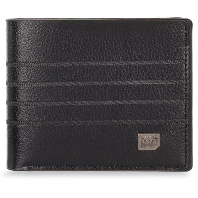 Lavie Sport Alfred Bi-Fold Wallet for Men|2 Currency compartments|Holds Upto 4 Credit/ATM Cards|Transparent ID Slot|12 Months Warranty|Box Packaging for Gifting