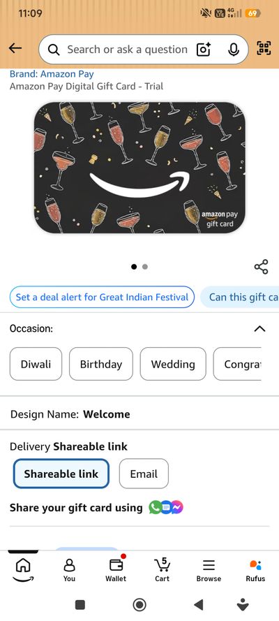 Get Rs.20 Amazon Pay Gift Card At Rs.10