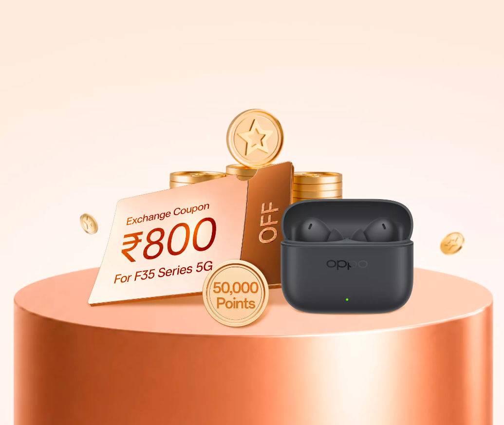 Oppo Store : F35 Series 5G Privilege Pack @ ₹9