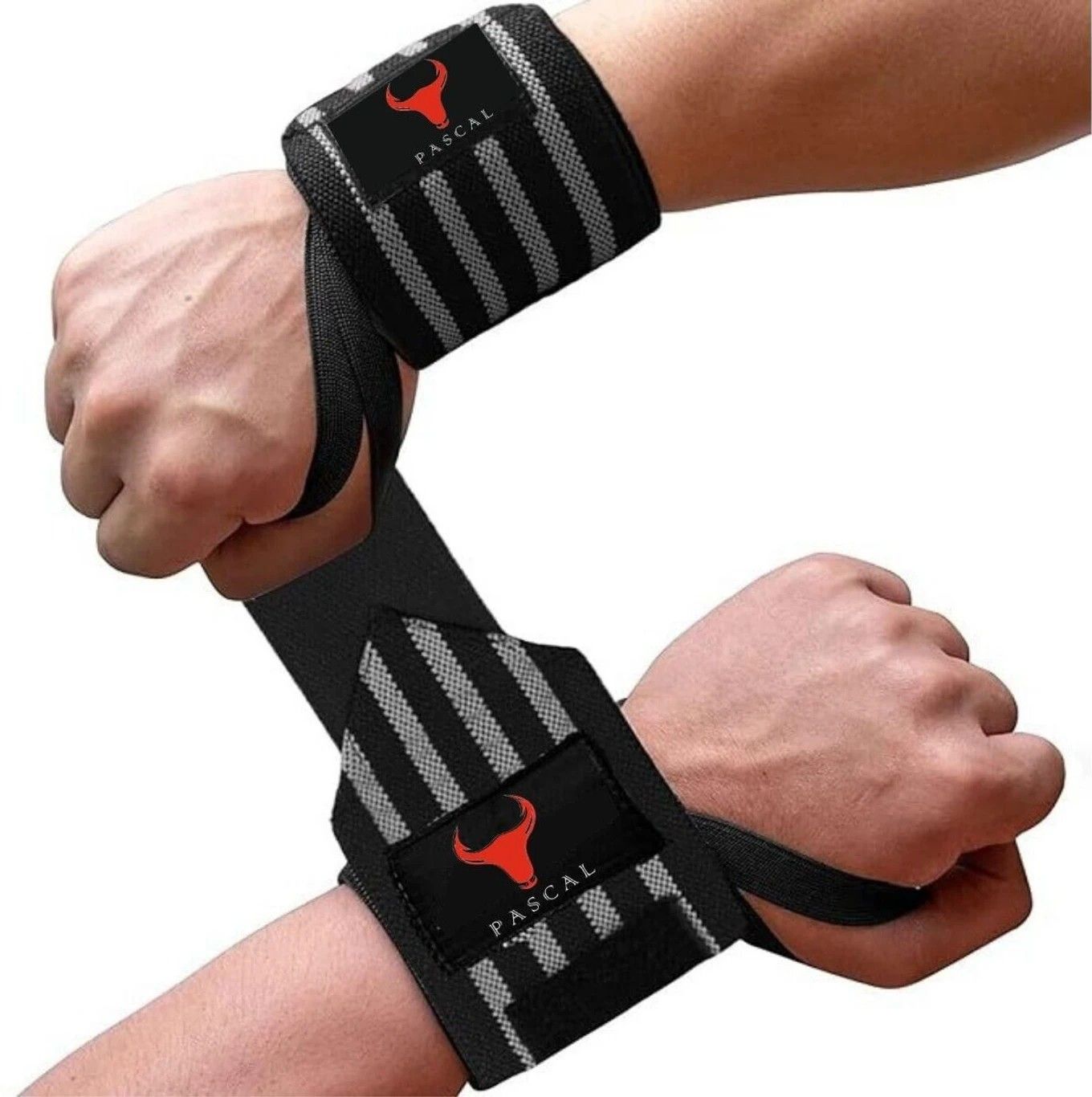 Pascal Ergonomic Gym Wrist Wraps | Heavy-Duty Wrist Supporter for Weightlifting