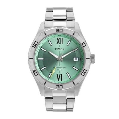 TIMEX Analog Watch for Men Available in Multicolor Dial & Silver Stainless Steel Bracelet Band - Water Resistant Wrist Watches
