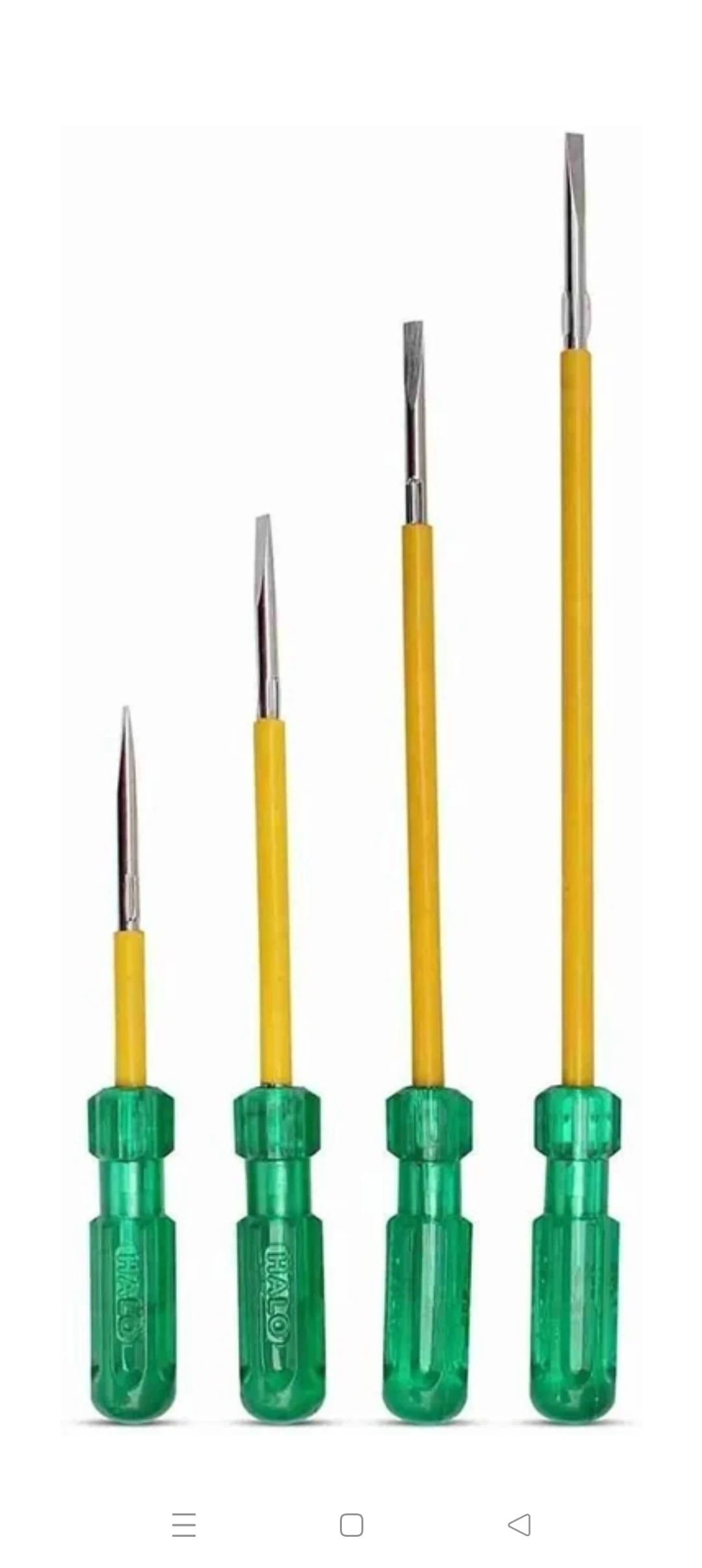 Toolora Pack of - 4 with - Magnetic -Tip 001 Combination Screwdriver Set