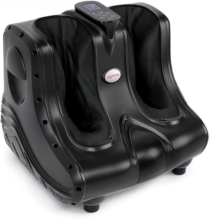 Lifelong Electric Foot Massager Machine with Digital Display