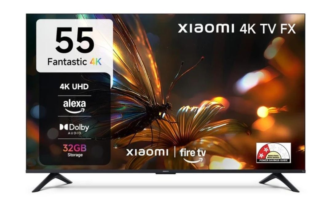 XIAOMI FX Series 138.68 cm (55 inch) Ultra HD 4K LED Smart Fire TV | 32GB | 30W | 120 Hz | Mi TV (L55MB-FIN)