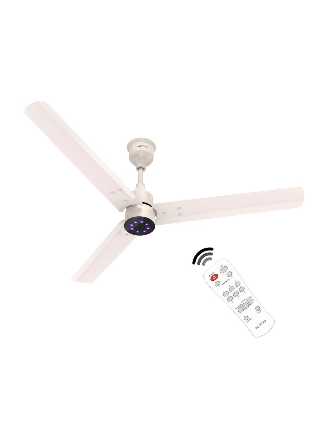 Polycab Wizzy Plus 2.0 LED100% CopperHigher Air DeliveryLED Indic...more