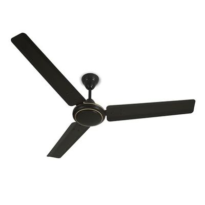 MILTON Brezza 1200mm High Speed Ceiling Fan | 400 RPM 5-Speed Motor & Energy Saving Design (Matt Black)