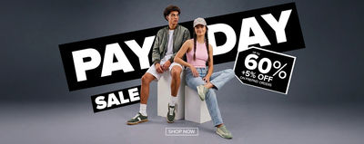 PAY DAY SALE | Upto 60% Off + Extra 5% off on prepaid orders