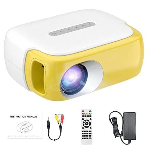 Miracle Digital StarHD Projector Supports Full HD,1200 lumens,Built in Speaker,HDMI Input for fire TV Stick,Outdoor/Indoor Video Projector,hi def Support 1080, connectivity HDMI,USB,AV,SD Card