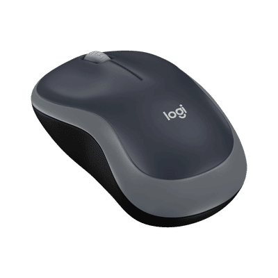 Logitech B175 Ambidextrous Optical Mouse with 1000 DPI, Smart Auto-Sleep Mode, Up to 12 Months Battery Life (2.4GHz Wireless, Black)