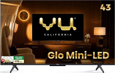Vu California 108cm (43 inches) Glo MiniLED Google 4K TV VUGLOMINILED 2026