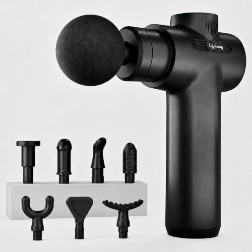 Lifelong LLGM109 Percussion Massage Gun for Pain Relief, Deep Tissue,