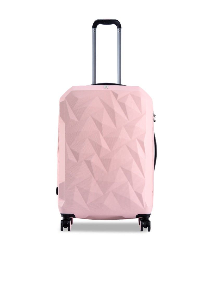 Buy IT Luggage Pink Textured Hard Sided Medium Trolley Bag - Trolley Bag for Unisex 19388638 | Myntra