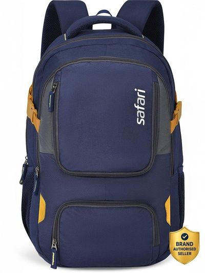 SAFARI Medium 30 L Laptop Backpack ASHPERNEO19CBNAV (3 compartments) (Blue)