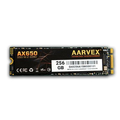 AX650 M.2 2280 Internal SSD 256GB, Up to 560MB/s Read & 500MB/s Write, High-Speed 3D NAND Flash, Fast Boot & Data Transfer for Laptop & Desktop PC