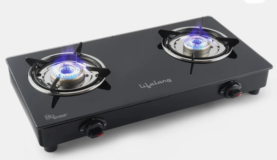 Lifelong Glass Manual Gas Stove