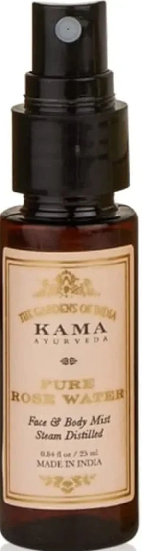 Kama Ayurveda Pure Rose Water 25Ml, Pack of 1