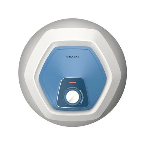 Bajaj Armour Contempo 25L Storage Water Heater | 5 Star Bathroom Geyser | Faster Heating | Thermo-Knob | Shock-Resistant | Rust-Proof | Child Safety | 7Y Tank | 6Y Element | 2Y Warranty | White