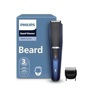 Philips India's No.1 Men's Trimmer* | Lift & Trim Technology | Skin Friendly Beard Trimmer for Men | Effortless Styling | Self-Sharpening Blades | 60 mins runtime | 3 yrs warranty* | BT3325
