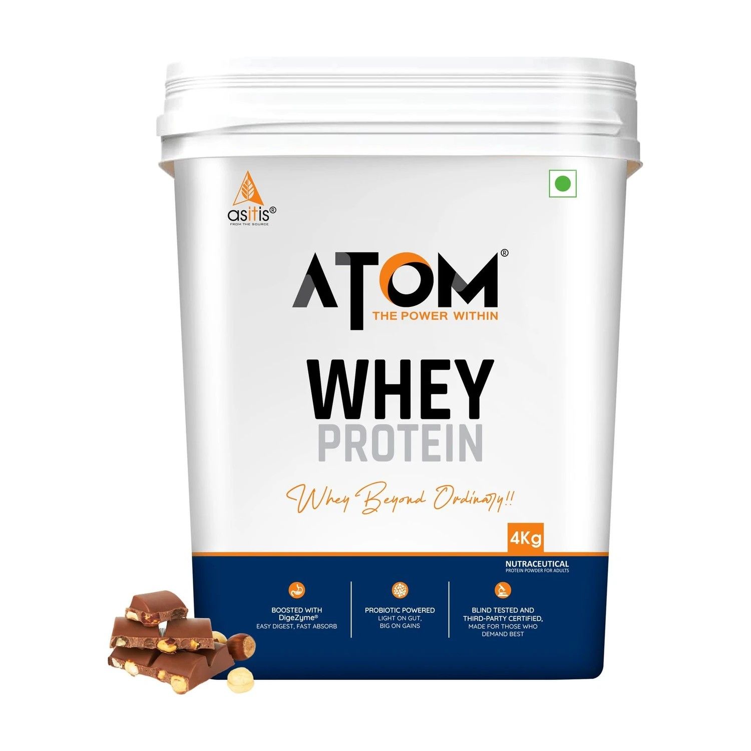 AS-IT-IS Nutrition ATOM with Digestive Enzymes | USA Labdoor Cert...more
