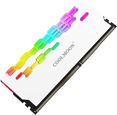 Heatsink Radiator ARGB Shell Heat Sink Spreader RAM Memory for DIY white