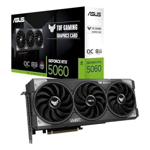 ASUS TUF Gaming GeForce RTX 5060 8GB GDDR7 OC Edition Video Card TUF-RTX5060-O8G-GAMING
