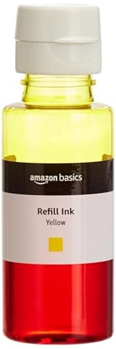 Amazon Basics GT52 Ink Bottle | 70ml (Yellow)