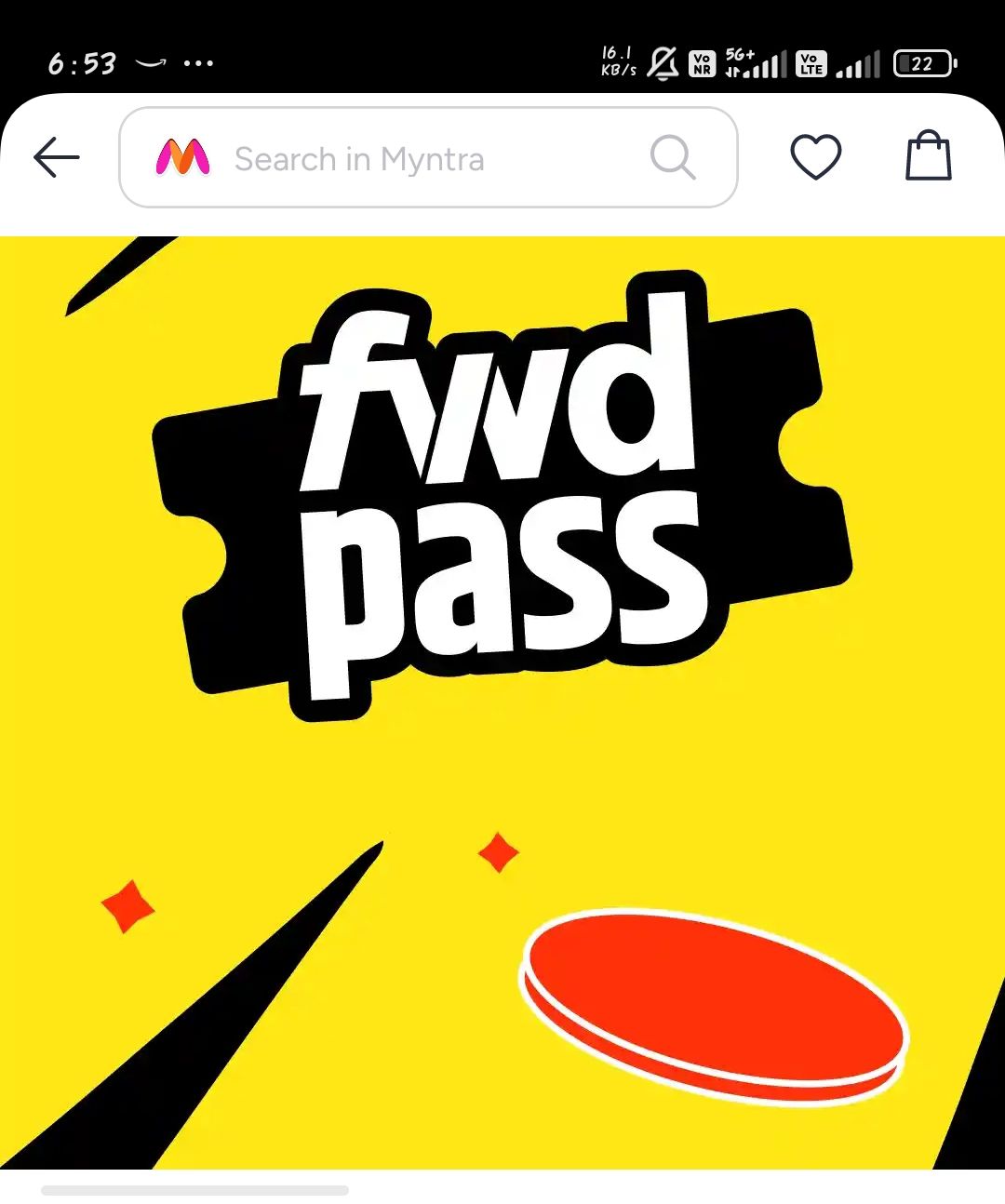 Myntra: fwd pass at 9 rs