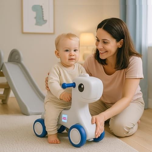 Amazon Brand - Jam & Honey Baby Pony Push Ride-On
