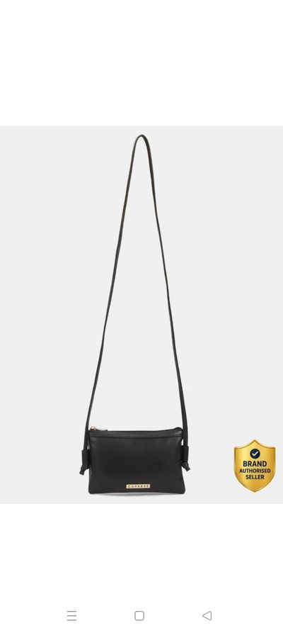 Caprese Nellie Crossbody Small Black Bag for Women Sling Bag
