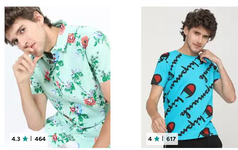 Shirts & Tees up to 90 % off ,Get 15 % Coupon Discount