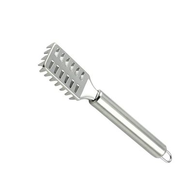 ARTO Kitchen Fish Skin Remover Scale Scraper, Knife, Peeler, Skin Peeler, Fish Tools, Stainless Steel Sawtooth Fish Cleaning Brush Machine for Kitchen Fish Scaler Cutting Knife (Pack of 1)