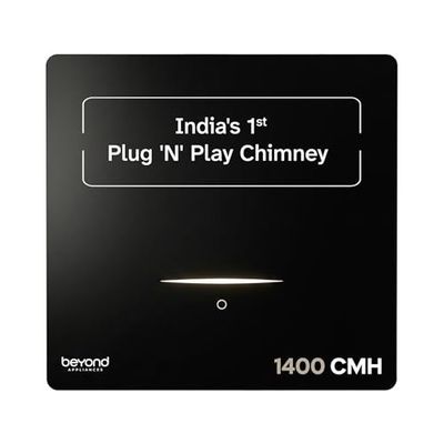 Beyond Appliances Cube Pro Plug N Play Ductless Kitchen Chimney | 1400 CMH