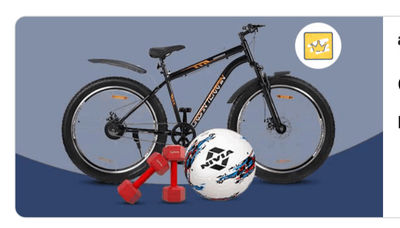 Amazon Sports: GET FLAT ₹100 BACK Min order: ₹350