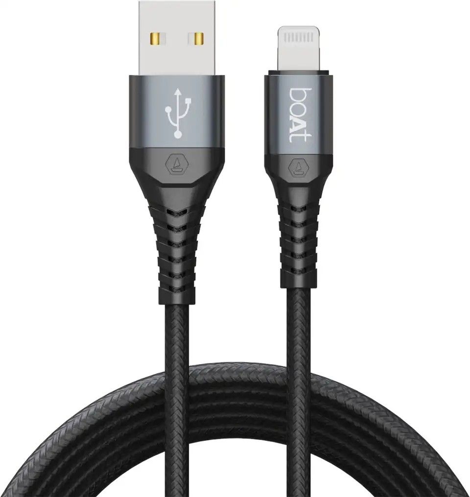 boAt Lightning Cable 2 A 1.5 m Ltg 550v3 (Compatible with Apple D...more