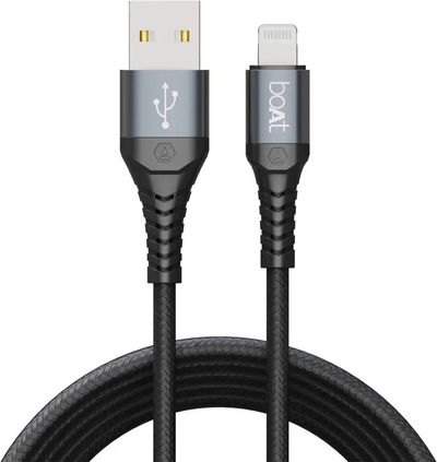 boAt Lightning Cable 2 A 1.5 m Ltg 550v3 (Compatible with Apple D...more