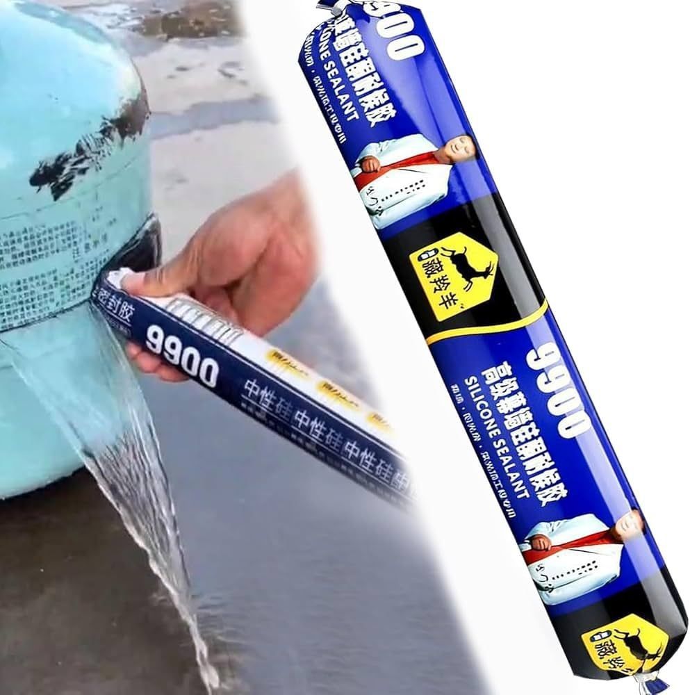 40% off Coupon: Waterproof Silicone Sealant Adhesive for Leakage Repair, Fast Drying Roof Sealant for Concrete, Water Tank, Metal, Steel, Aluminum, Iron & Bathroom Surface Crack Repair, 480 Grams