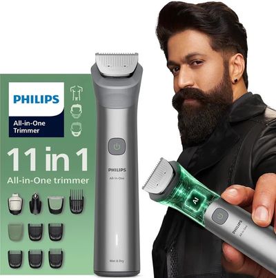 PHILIPS MG5932/15 Fully Waterproof Trimmer 120 min Runtime 7 Len...more