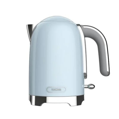 Tower Electric Kettle 1.7L Metal Body Auto Shut-Off 360° Base Blue