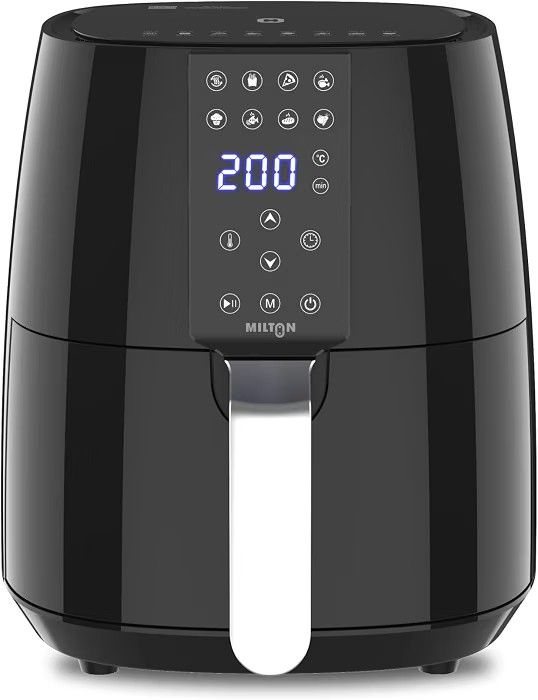 Milton Rapid Digital Air Fryer 4.2L|1450W|360° High Speed Air Circulation