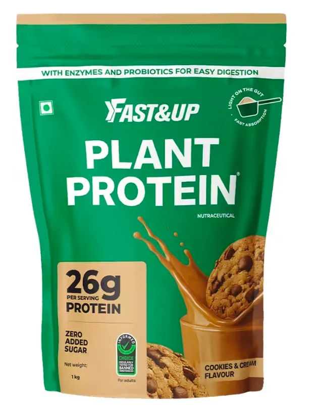 Steal Deal: Fast & Up Plant protein 1kg at high discounts