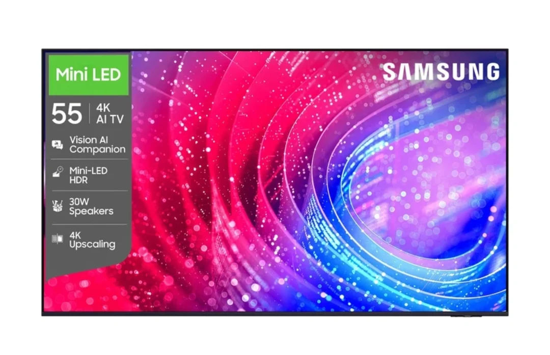 Samsung Vision AI 138 cm (55 inch) Ultra HD (4K) Mini LED Smart Tizen TV 2026 Edition with Vision AI Companion 30W Powerful Speakers Mini LED HDR Pure Spectrum Color 4K Upscaling