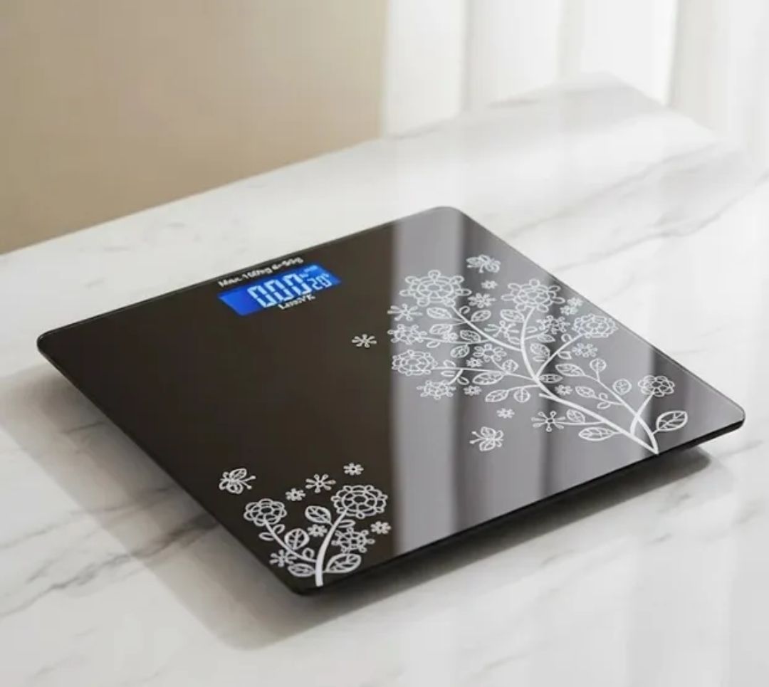 RiDiGo Weight Machine For Human Weight Digital Weighting Scale Black