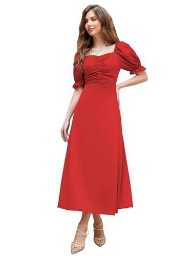 Shasmi Sweetheart Neck Ruched A-Line Long Evening Dress for Women