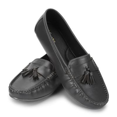 YOHO Bliss Comfortable Slip On Formal Loafer for Women | Stylish Fashion Moccasins Range | Cushioned Footbed Finish | Flexible | Style & All-Purpose