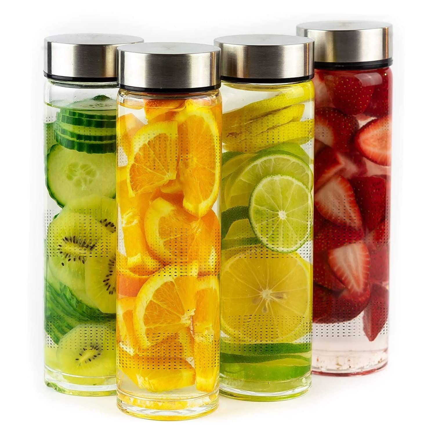 (sample at rs 99) Croco Glass Water Bottle 750ml (set of 4)