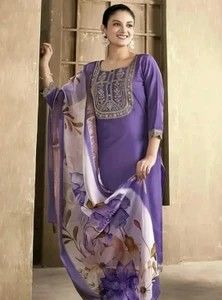 Vihat Fashion Women Kurta, Churidar & Dupatta Set