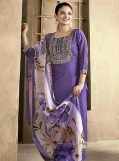 Vihat Fashion Women Kurta, Churidar & Dupatta Set