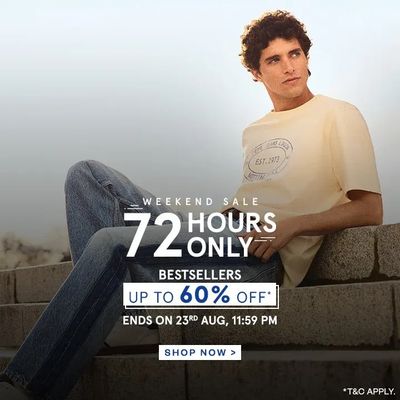 Weekend Sale | 72 Hours Only | Upto 60% Off