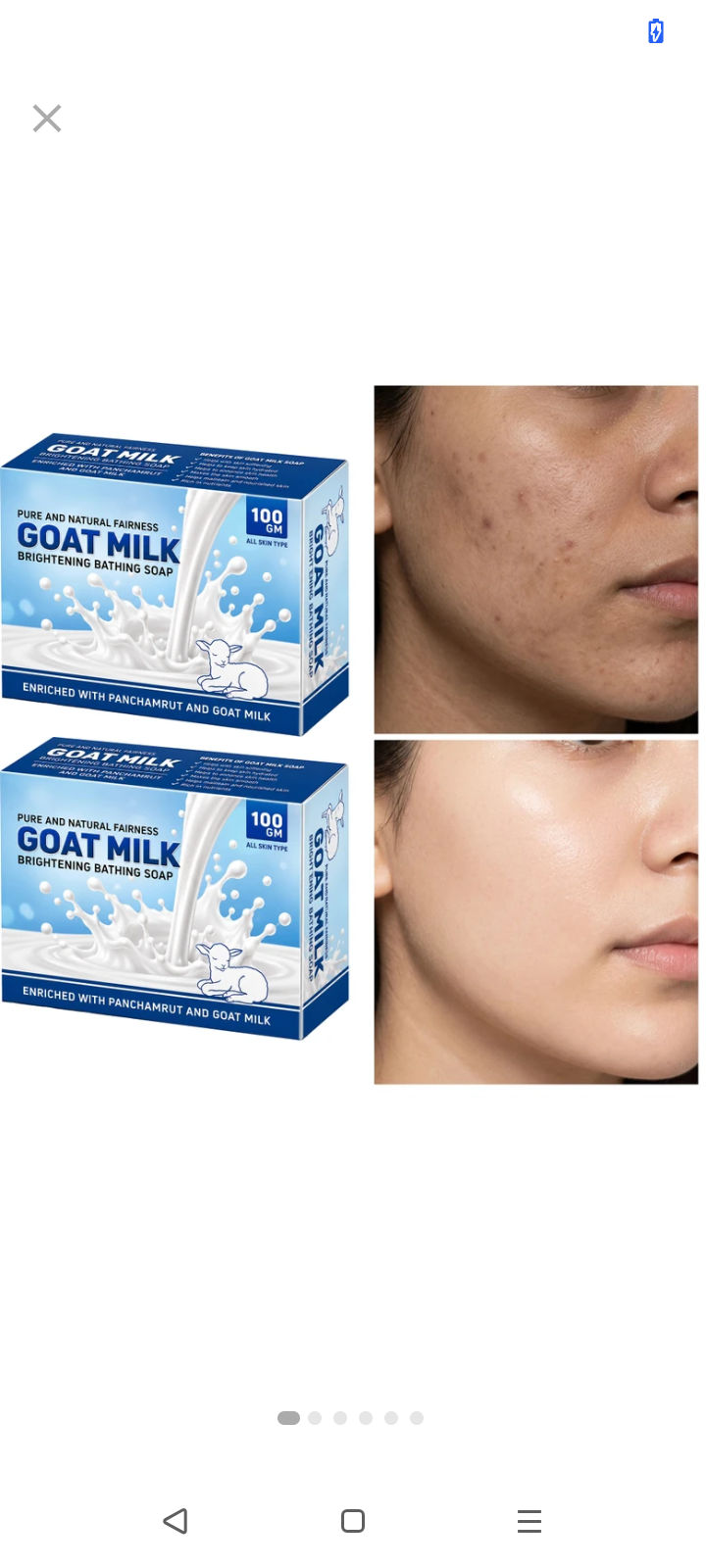 Take a look at this Goat Milk Fairness And Bathing bar