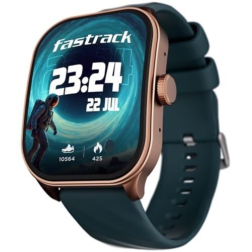 Fastrack Limitless FS2 Pro Smartwatch|1.96" Super AMOLED Arched Display|200+ Watchfaces,Teal